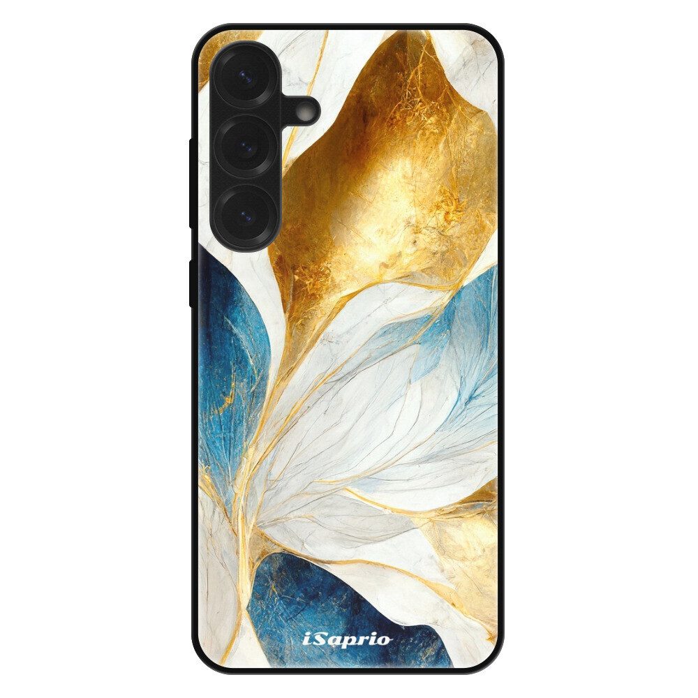 Lesklé puzdro Exclusive iSaprio - Blue Leaves - Samsung Galaxy S25+