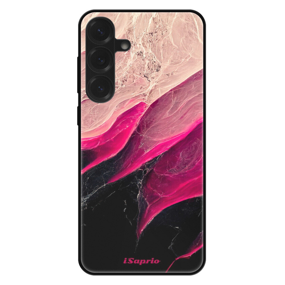 Lesklé puzdro Exclusive iSaprio - Black and Pink - Samsung Galaxy S25+
