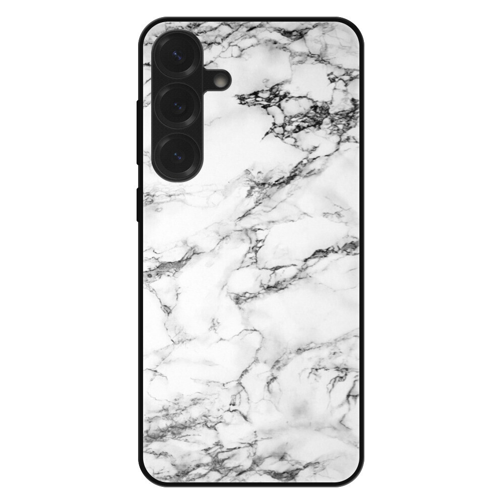 Lesklé puzdro Exclusive iSaprio - White Marble 01 - Samsung Galaxy S25+