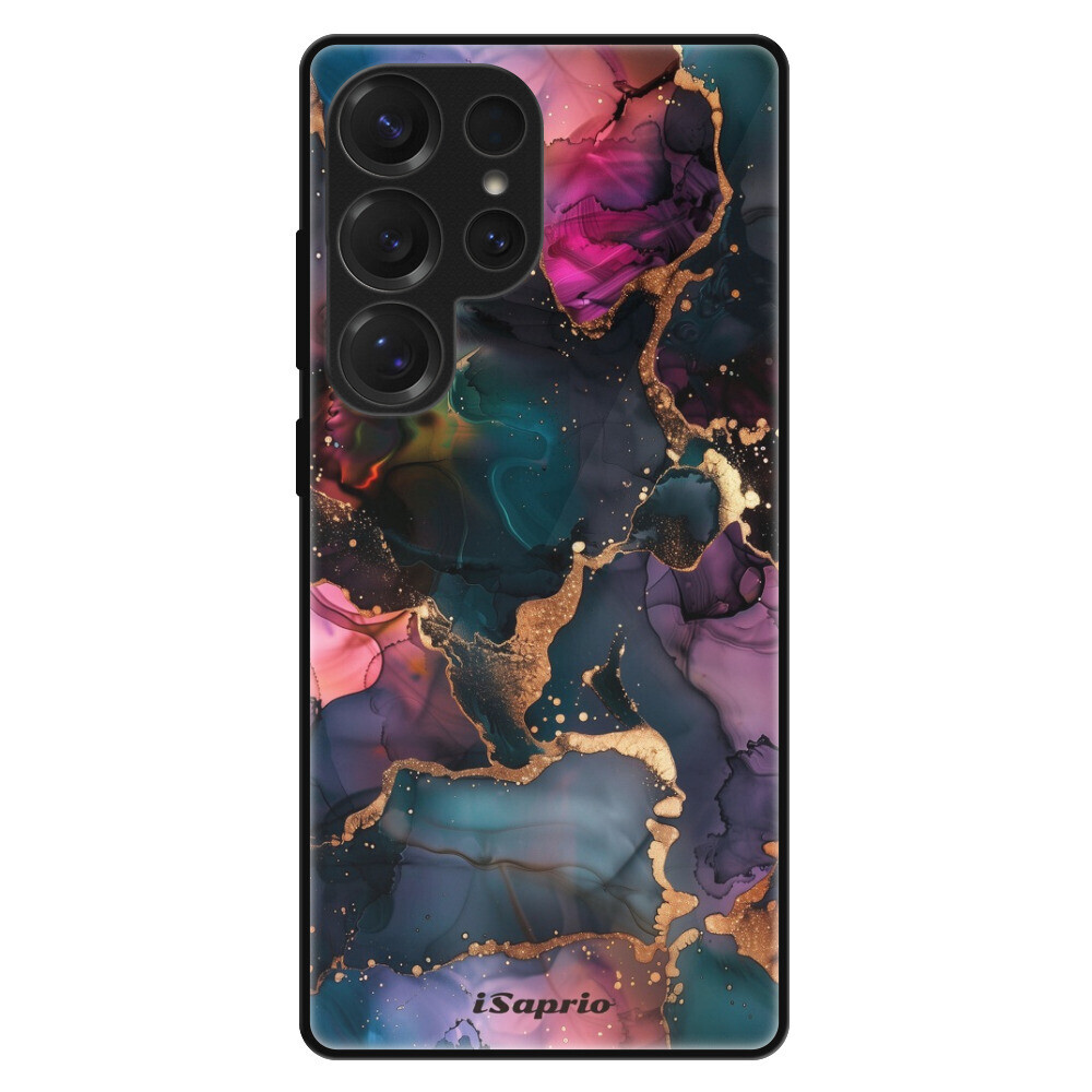 Lesklé puzdro Exclusive iSaprio - Dark Marble 10 - Samsung Galaxy S25 Ultra