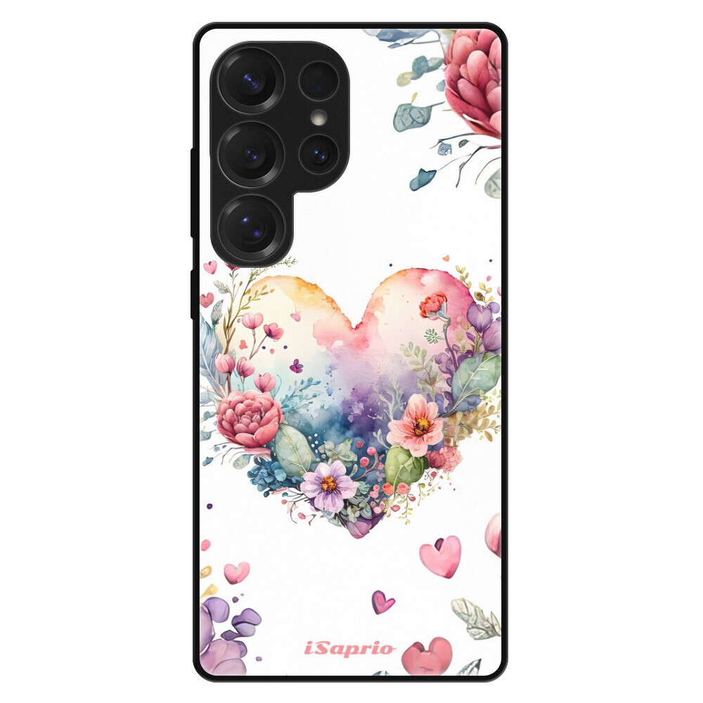 Lesklé puzdro Exclusive iSaprio - Floral Heart - Samsung Galaxy S25 Ultra