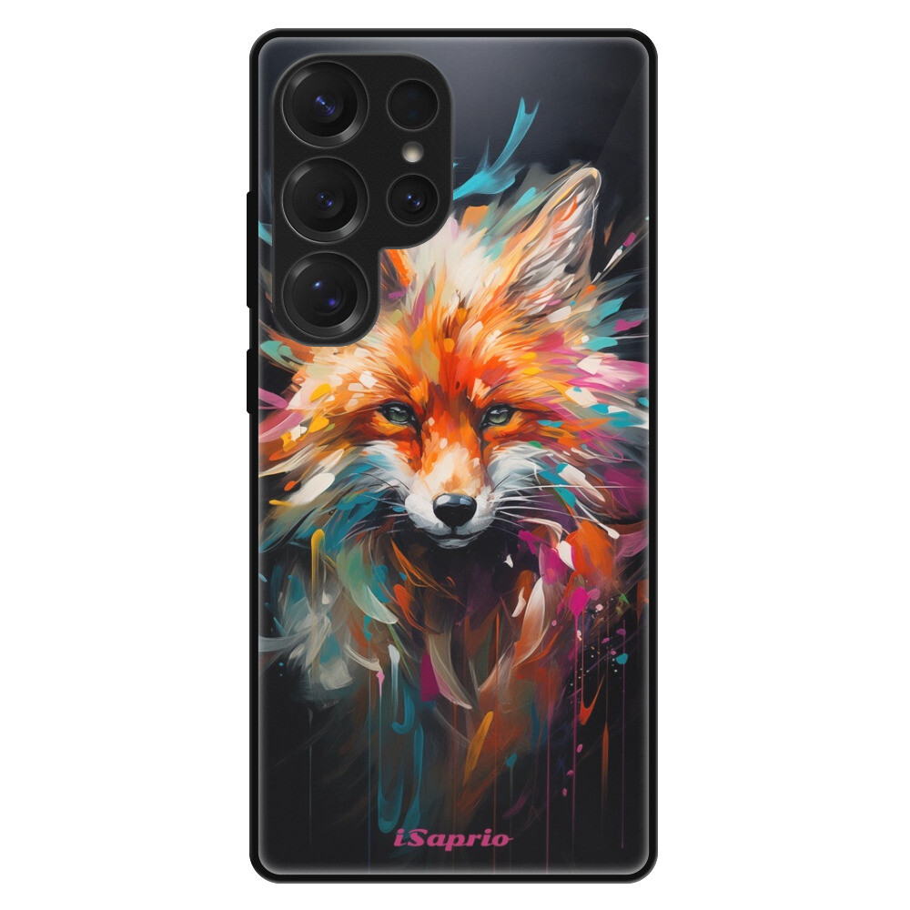 Lesklé puzdro Exclusive iSaprio - Neon Fox - Samsung Galaxy S25 Ultra