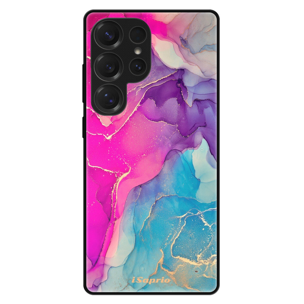 Lesklé puzdro Exclusive iSaprio - Purple Ink - Samsung Galaxy S25 Ultra