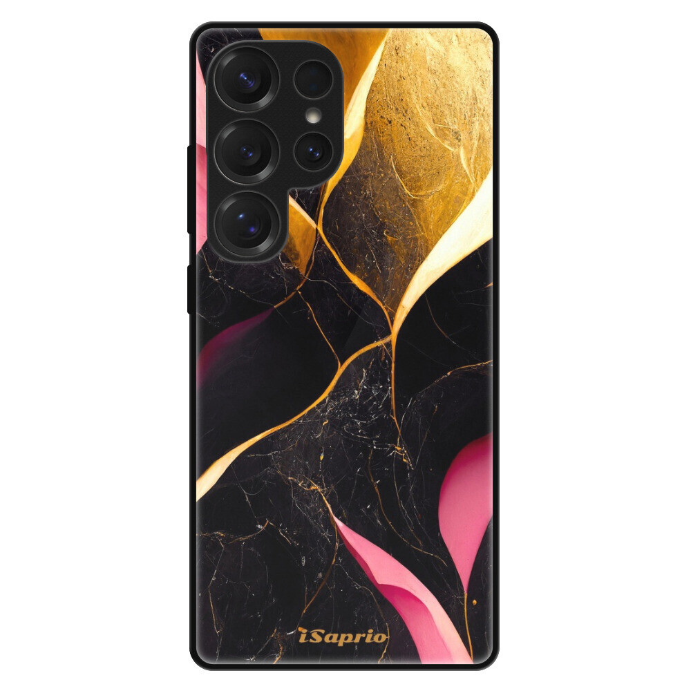 Lesklé puzdro Exclusive iSaprio - Gold Pink Marble - Samsung Galaxy S25 Ultra