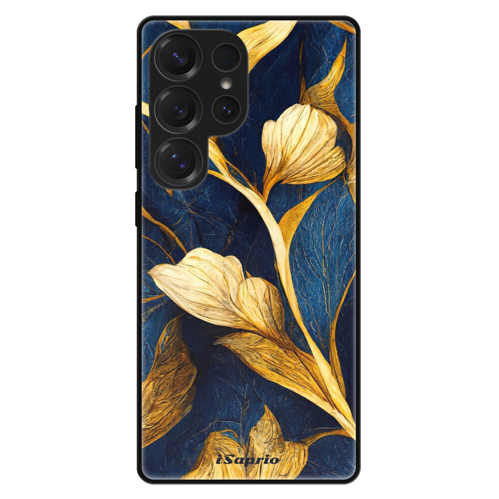Lesklé puzdro Exclusive iSaprio - Gold Leaves - Samsung Galaxy S25 Ultra
