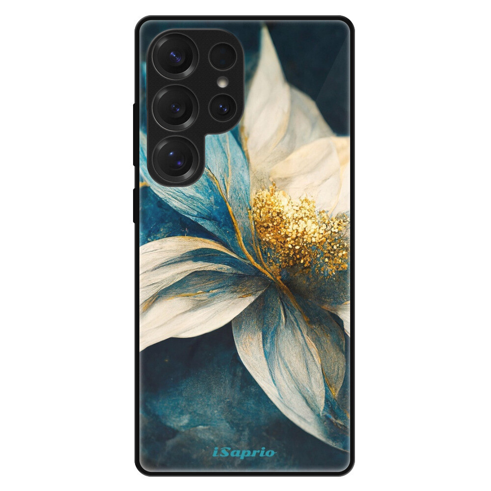 Lesklé puzdro Exclusive iSaprio - Blue Petals - Samsung Galaxy S25 Ultra