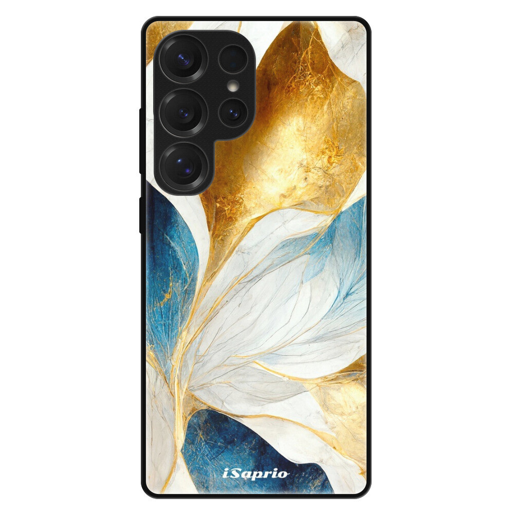 Lesklé puzdro Exclusive iSaprio - Blue Leaves - Samsung Galaxy S25 Ultra