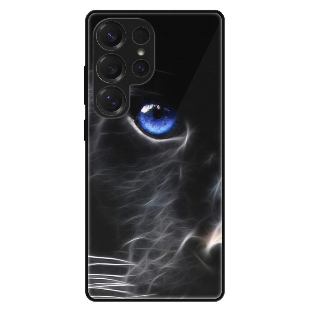 Lesklé puzdro Exclusive iSaprio - Black Puma - Samsung Galaxy S25 Ultra