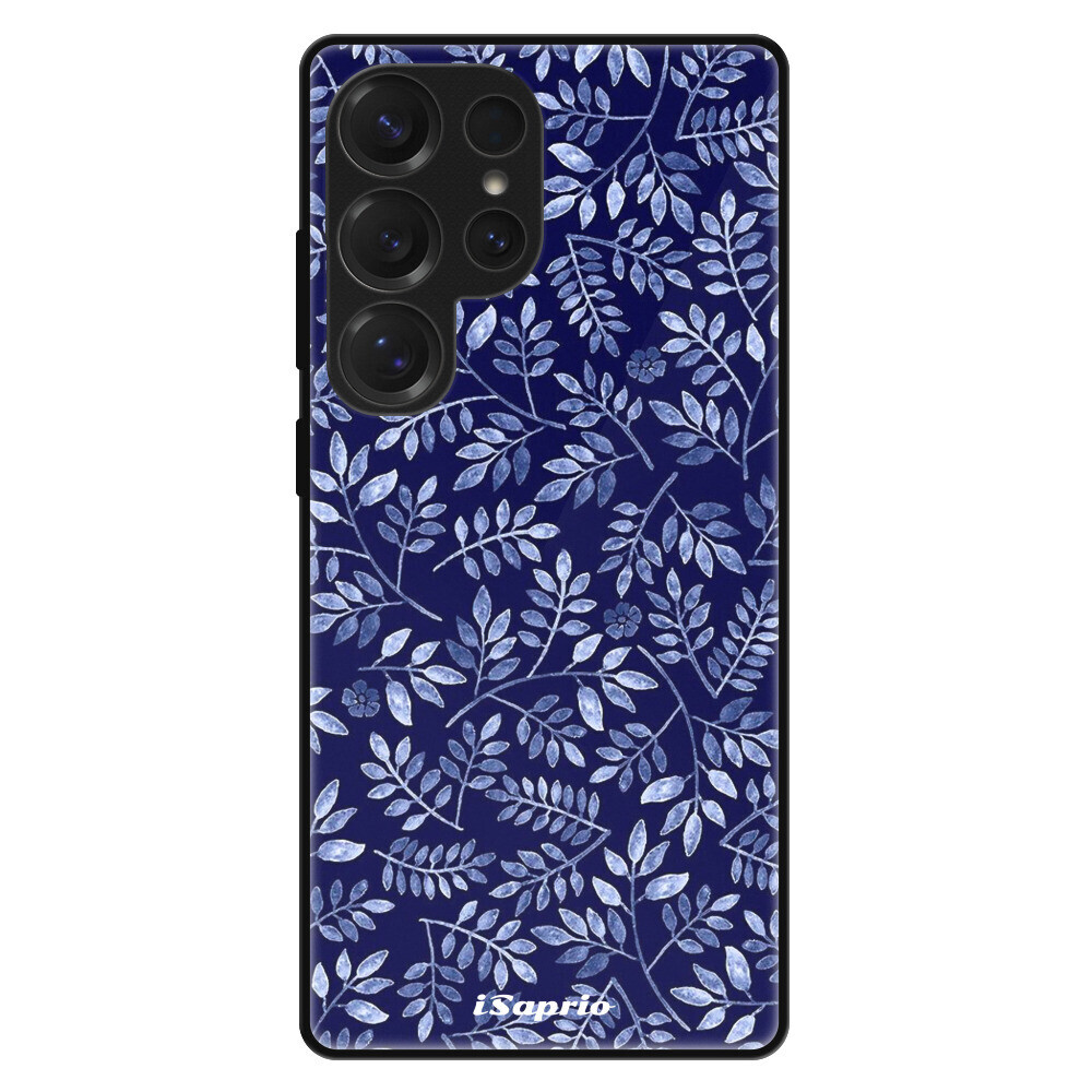 Lesklé puzdro Exclusive iSaprio - Blue Leaves 05 - Samsung Galaxy S25 Ultra