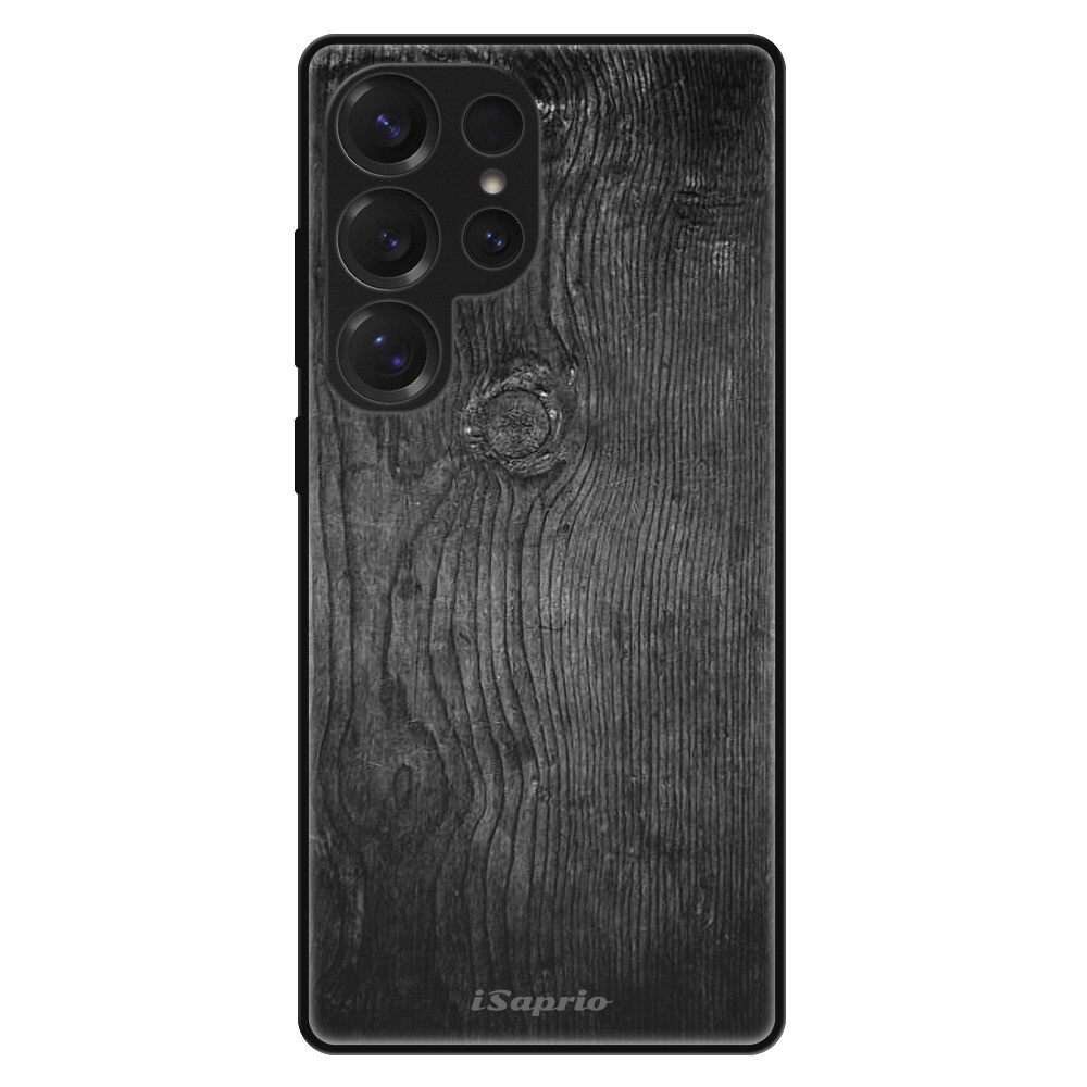 Lesklé puzdro Exclusive iSaprio - Black Wood 13 - Samsung Galaxy S25 Ultra