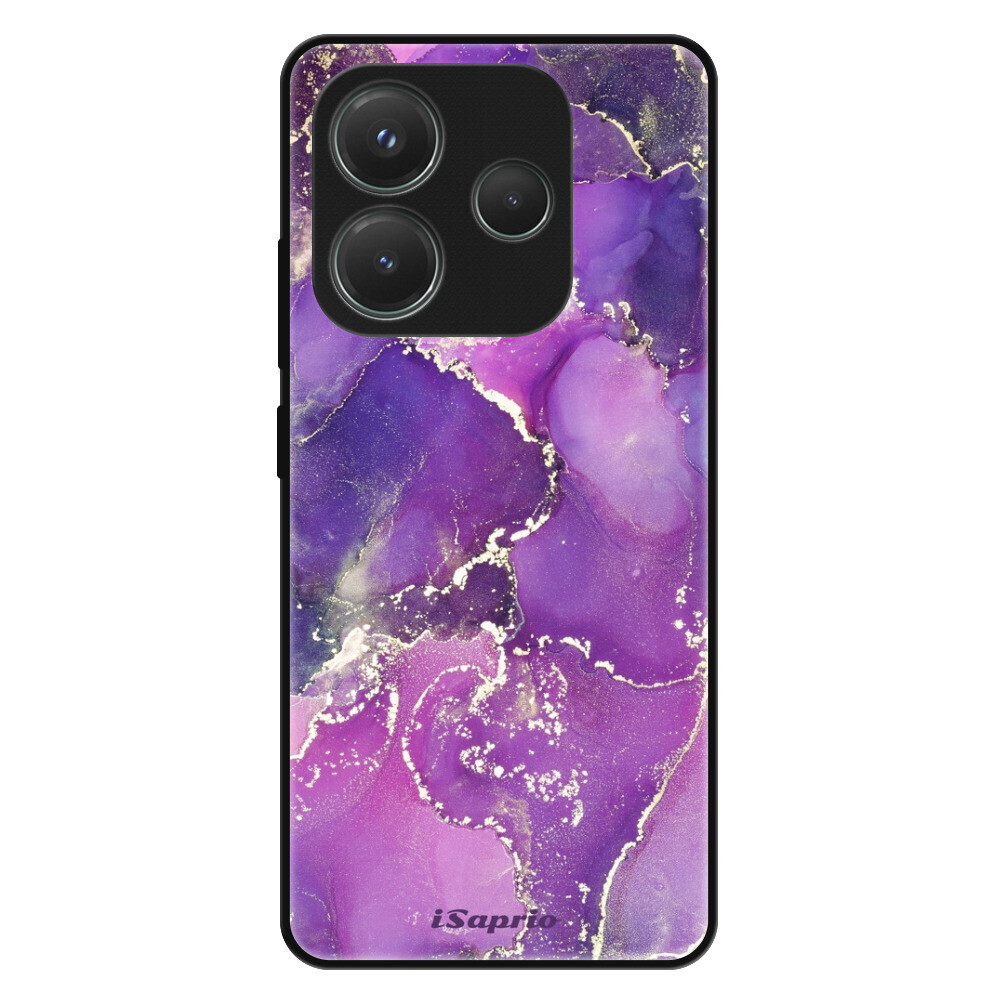 Lesklé puzdro Exclusive iSaprio - Purple Marble 10 - Xiaomi Redmi Note 14 5G