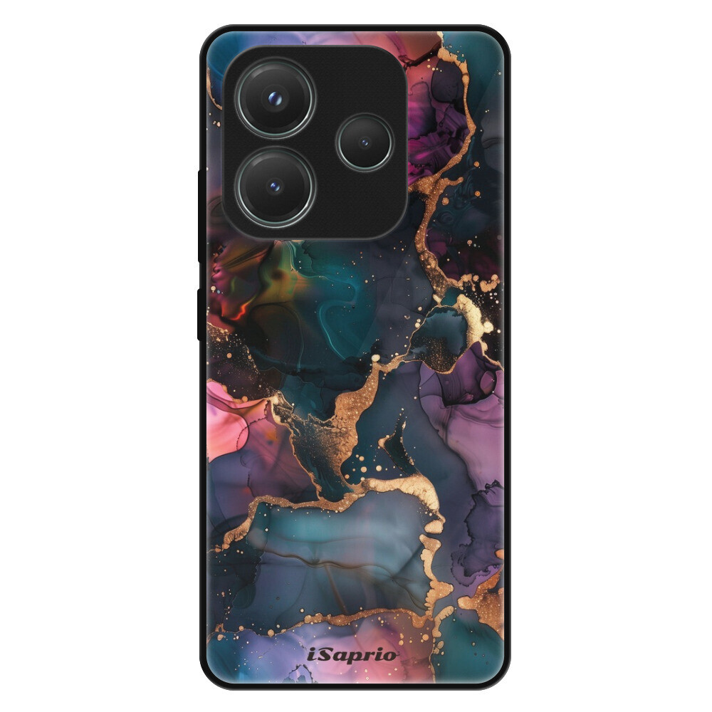 Lesklé puzdro Exclusive iSaprio - Dark Marble 10 - Xiaomi Redmi Note 14 5G