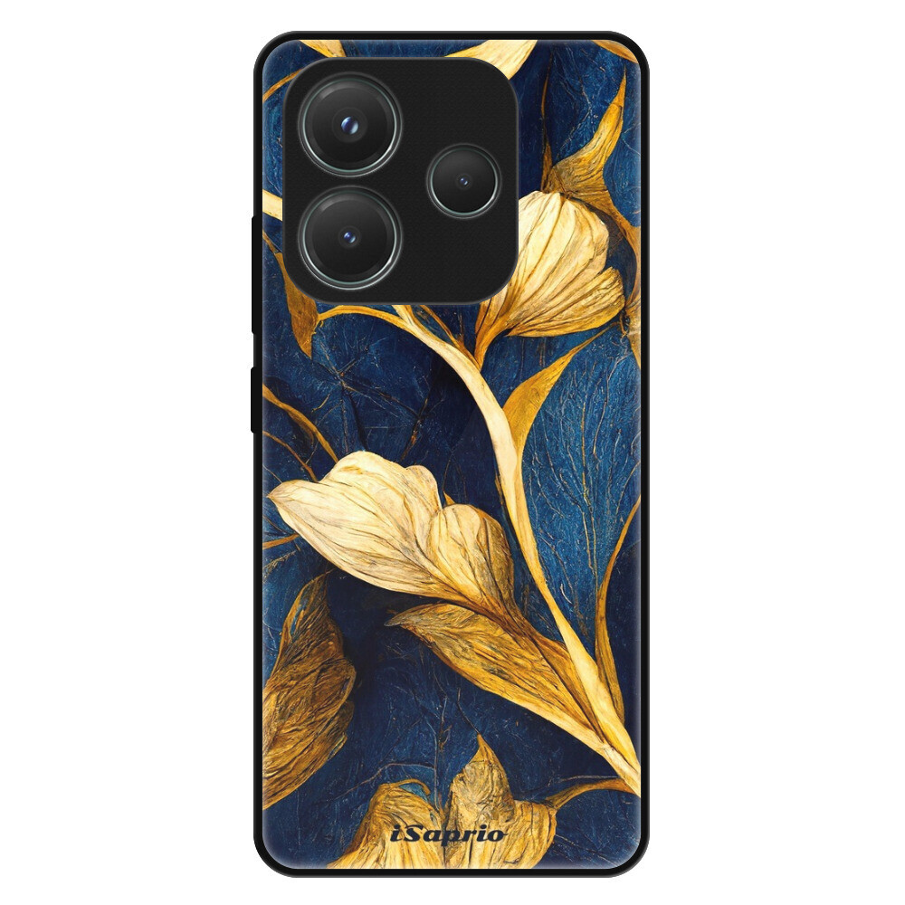 Lesklé puzdro Exclusive iSaprio - Gold Leaves - Xiaomi Redmi Note 14 5G