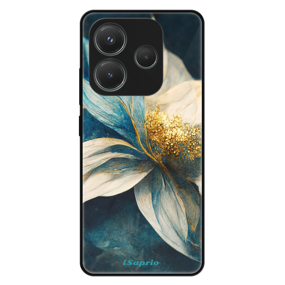 Lesklé puzdro Exclusive iSaprio - Blue Petals - Xiaomi Redmi Note 14 5G