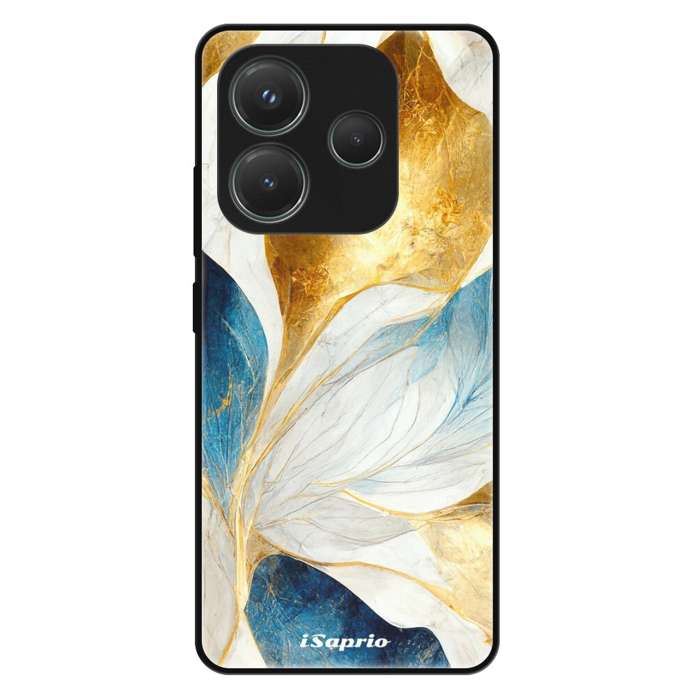 Lesklé puzdro Exclusive iSaprio - Blue Leaves - Xiaomi Redmi Note 14 5G