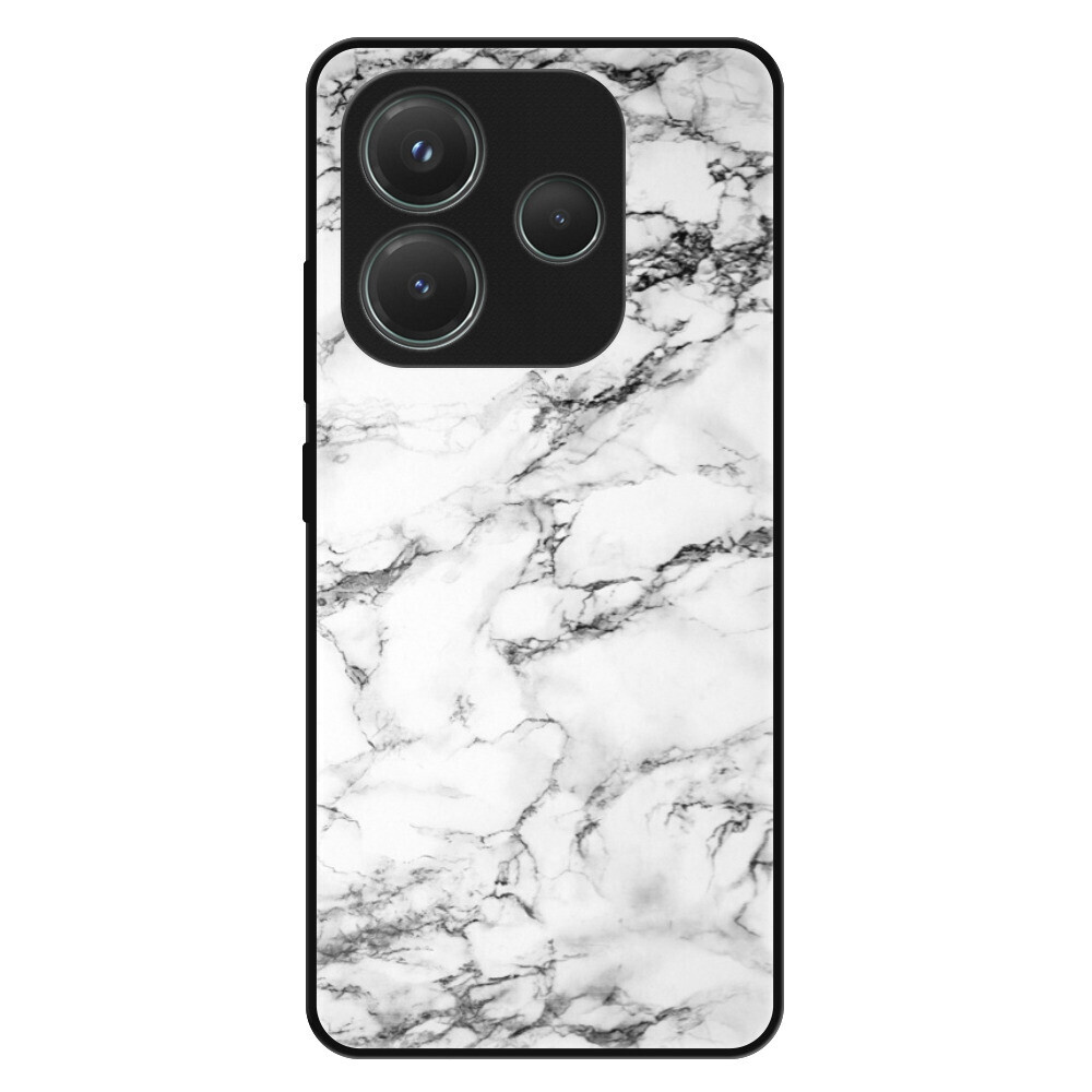Lesklé puzdro Exclusive iSaprio - White Marble 01 - Xiaomi Redmi Note 14 5G