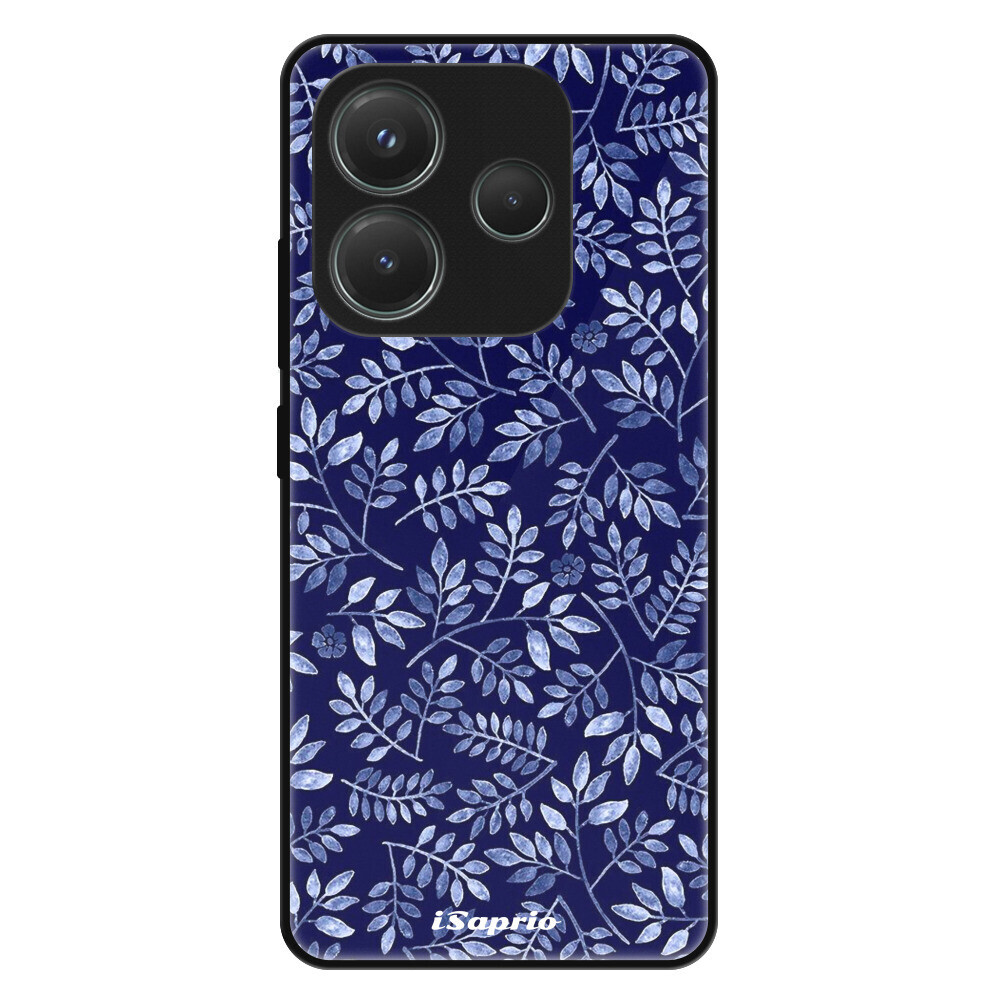 Lesklé puzdro Exclusive iSaprio - Blue Leaves 05 - Xiaomi Redmi Note 14 5G