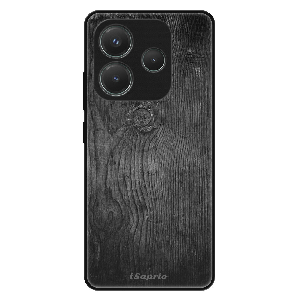 Lesklé puzdro Exclusive iSaprio - Black Wood 13 - Xiaomi Redmi Note 14 5G