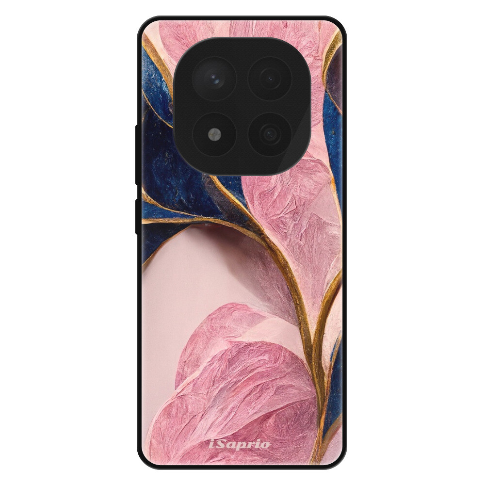 Lesklé puzdro Exclusive iSaprio - Pink Blue Leaves - Xiaomi Redmi Note 14 Pro 5G/14 Pro+ 5G