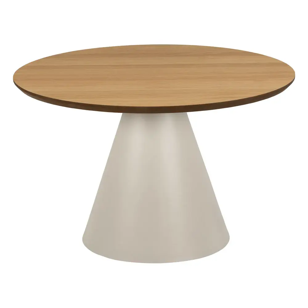 Konferenční stolek Soli 65 cm šedý/dub přírodní