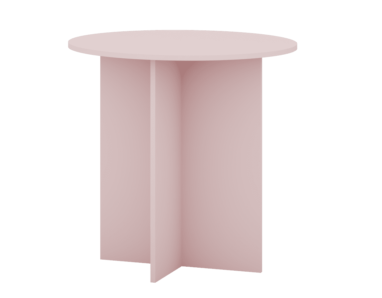 Odkládací stolek Phoebe 02 65 cm růžový