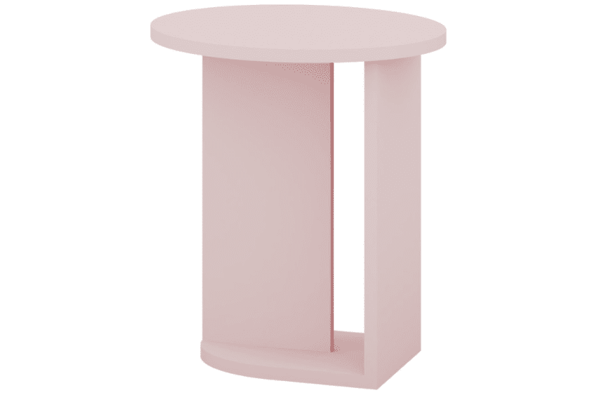 Odkládací stolek Phoebe 03 48 cm růžový