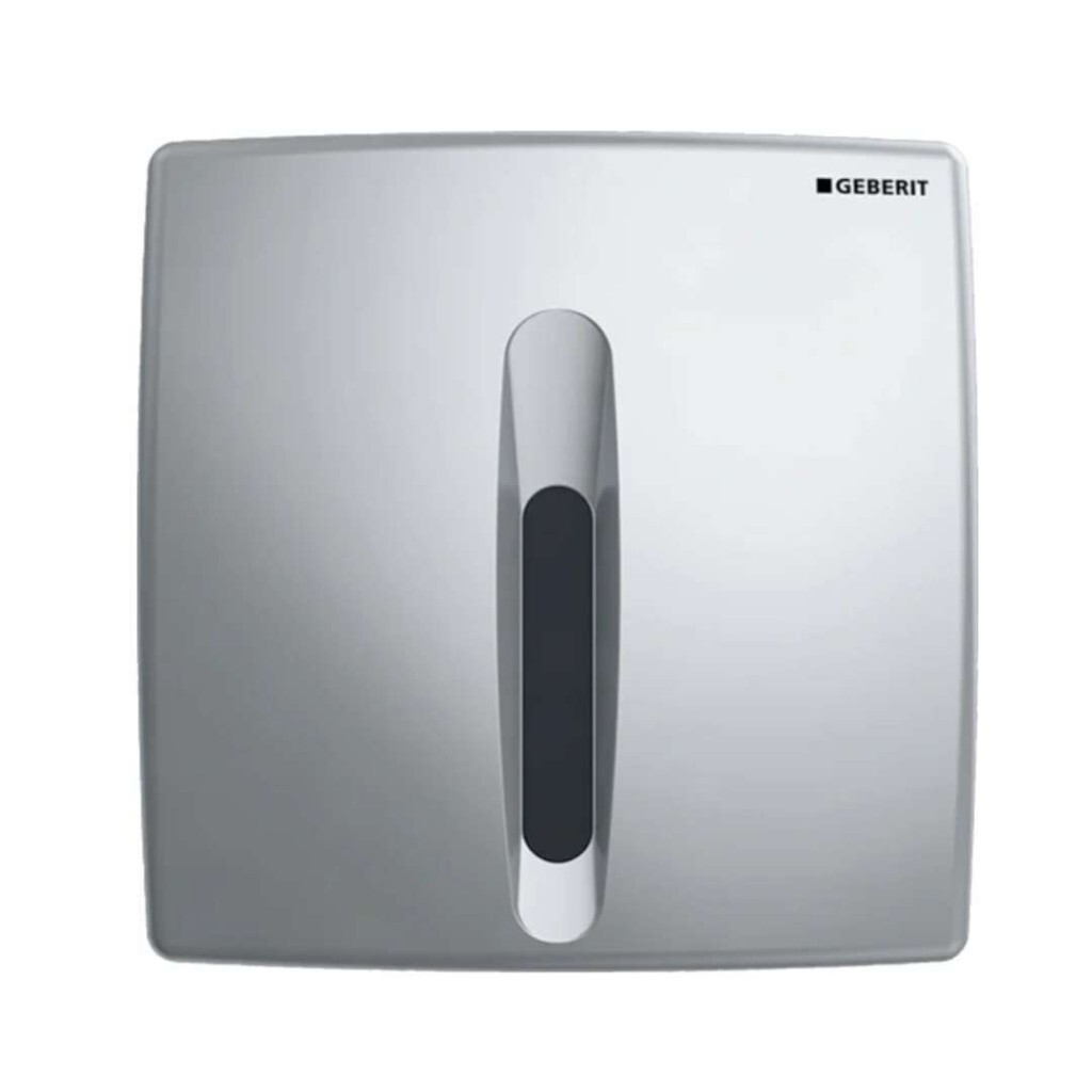 GEBERIT - Splachovací systémy Elektronické ovládanie splachovania pisoáru, batériové napájanie, matný chróm 115.818.46.5