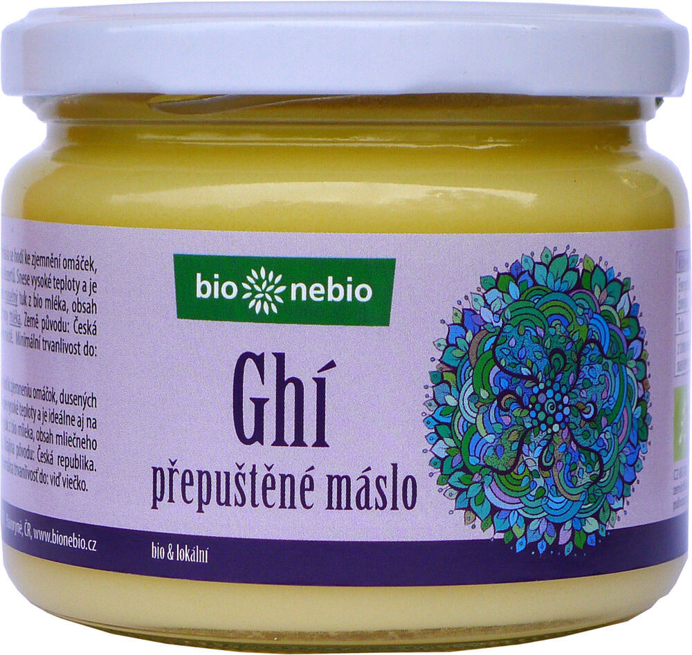 Maslo prepustené ghí ČESKÉ 330 ml BIO   BIO NEBIO