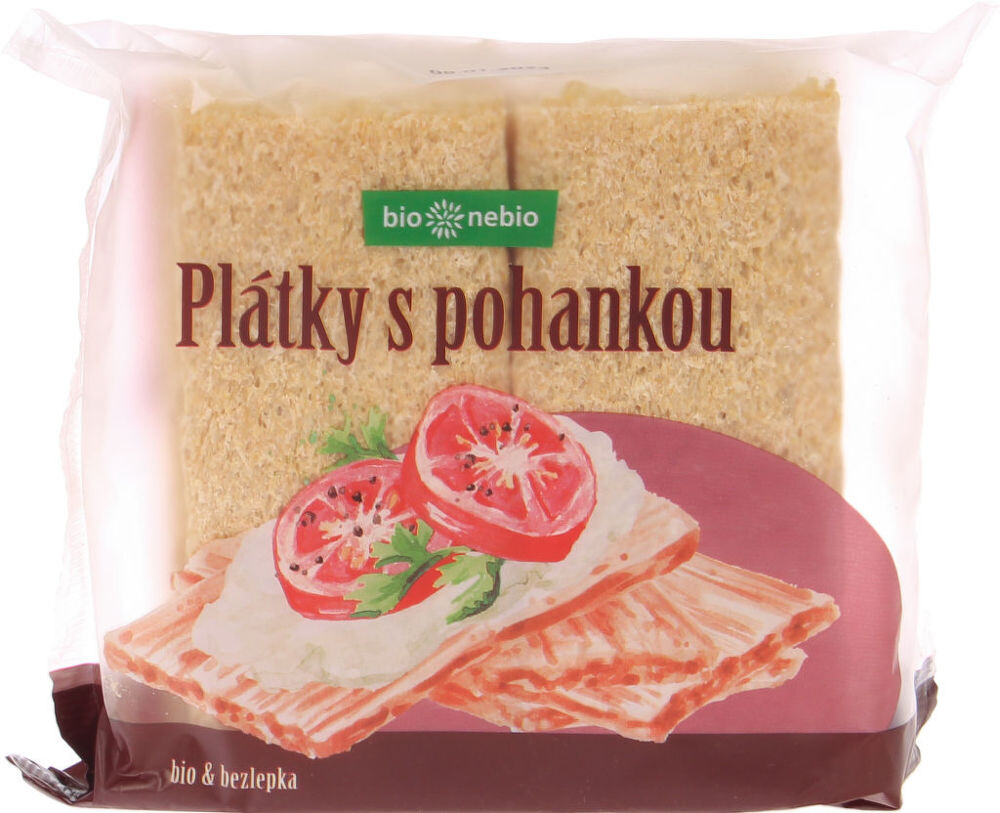 Plátky chrumkavé s pohánkou 100 g BIO   BIO NEBIO