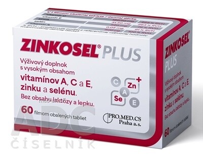PRO.MED.CS Praha a.s. ZINKOSELplus 60 tbl 60 ks
