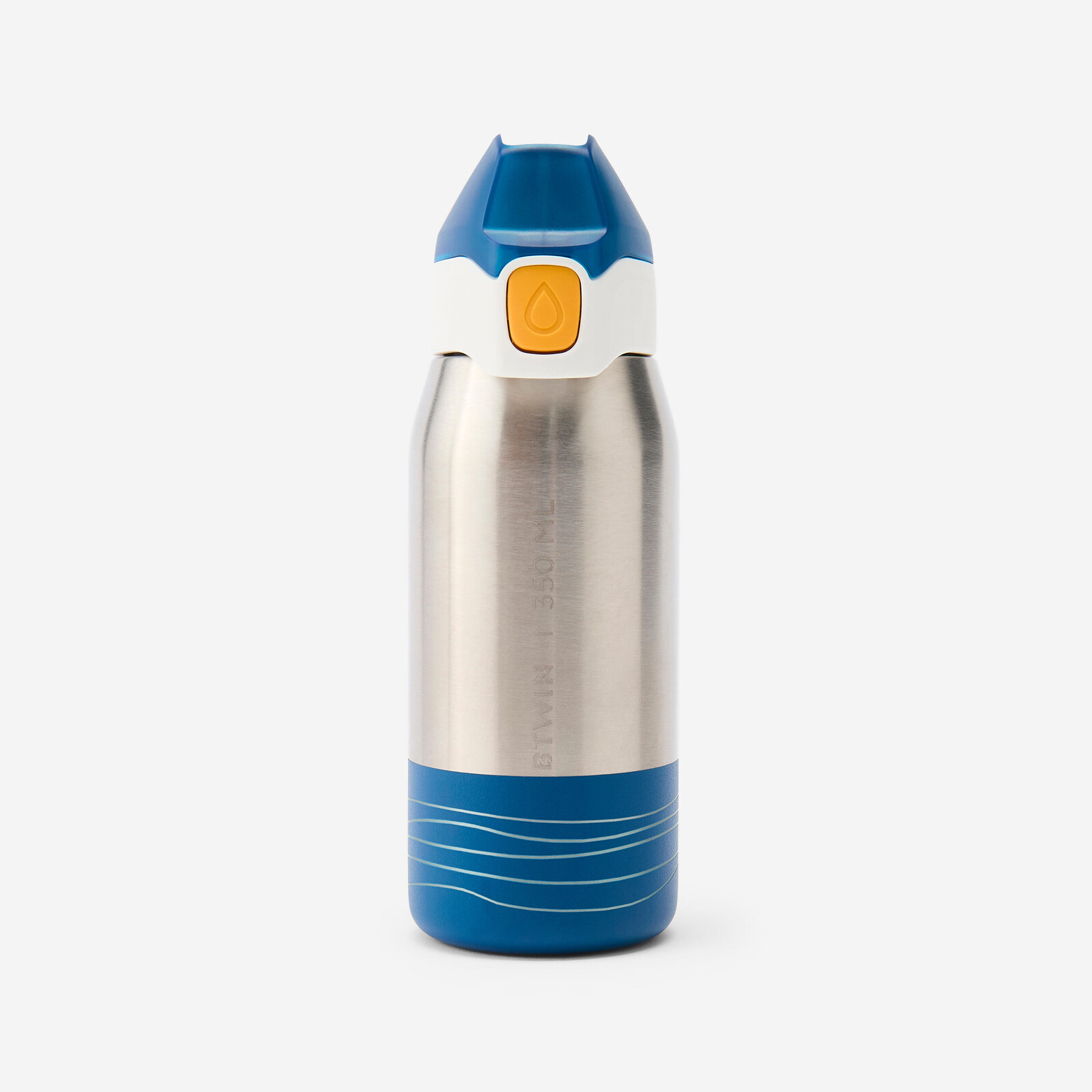 Cyklistická fľaša pre deti 3 – 6 rokov antikoro 350 ml modrá
