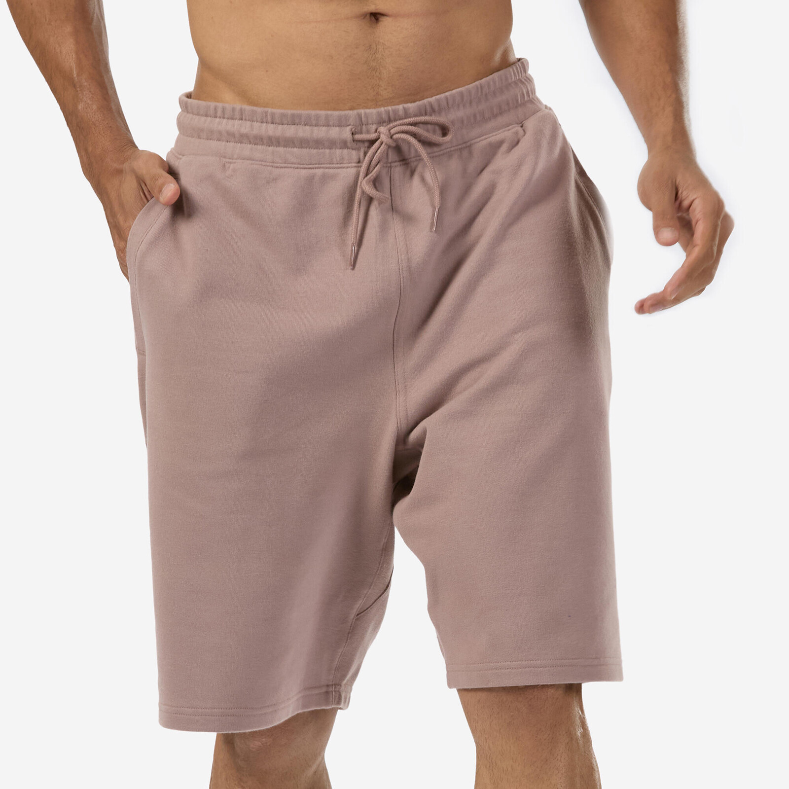 Pánske šortky na fitness hnedé