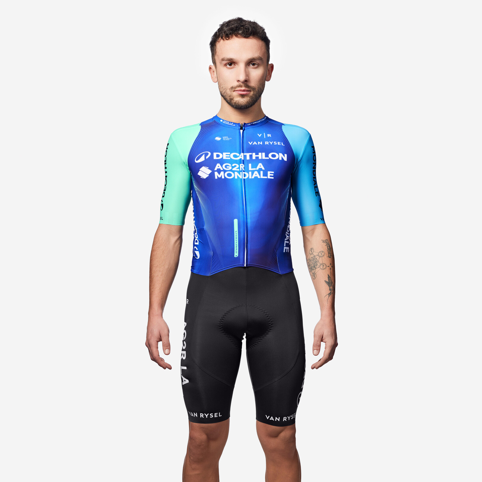 Cyklistická kombinéza Decathlon AG2R La Mondiale Replica