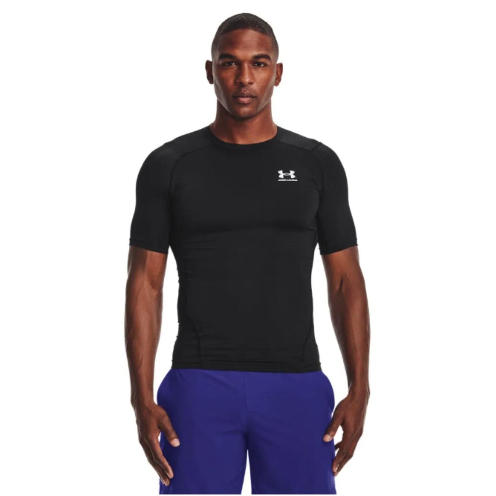 Under Armour HeatGear® pánske kompresné tričko čierne