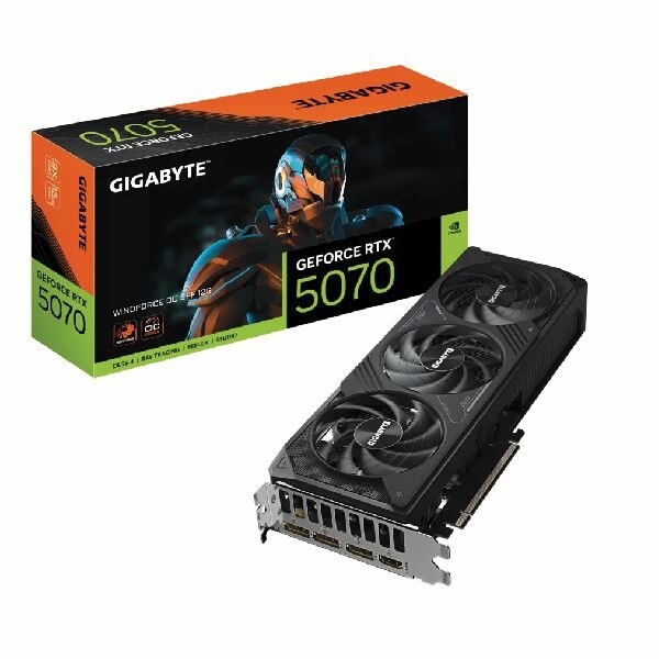 Gigabyte GeForce RTX 5070 WINDFORCE OC SFF 12G GV-N5070WF3OC-12GD