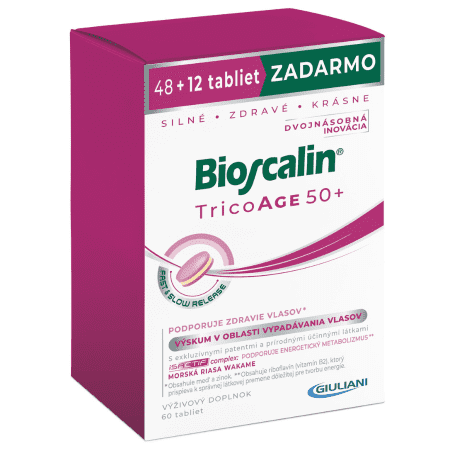 BIOSCALIN Tricoage 50+ 48 + 12 tabliet zadarmo