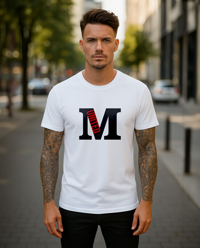 Manchester 3 pánske tričko biele - 5XS (116)