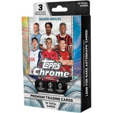 Topps 2024-2025 Topps Chrome UEFA Club Competition Hanger Box