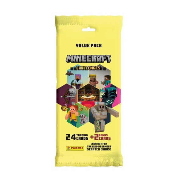 Panini Minecraft - Challenges Trading Cards - Value Pack