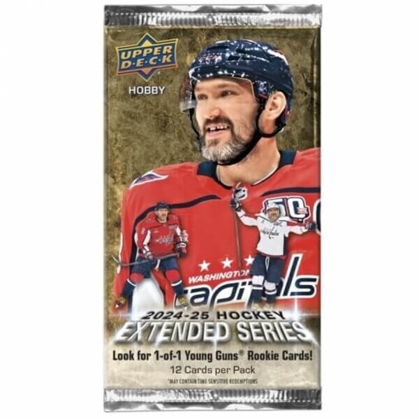 Upper Deck 2024-2025 NHL Upper Deck Extended Series Hobby Balíček - hokejové karty