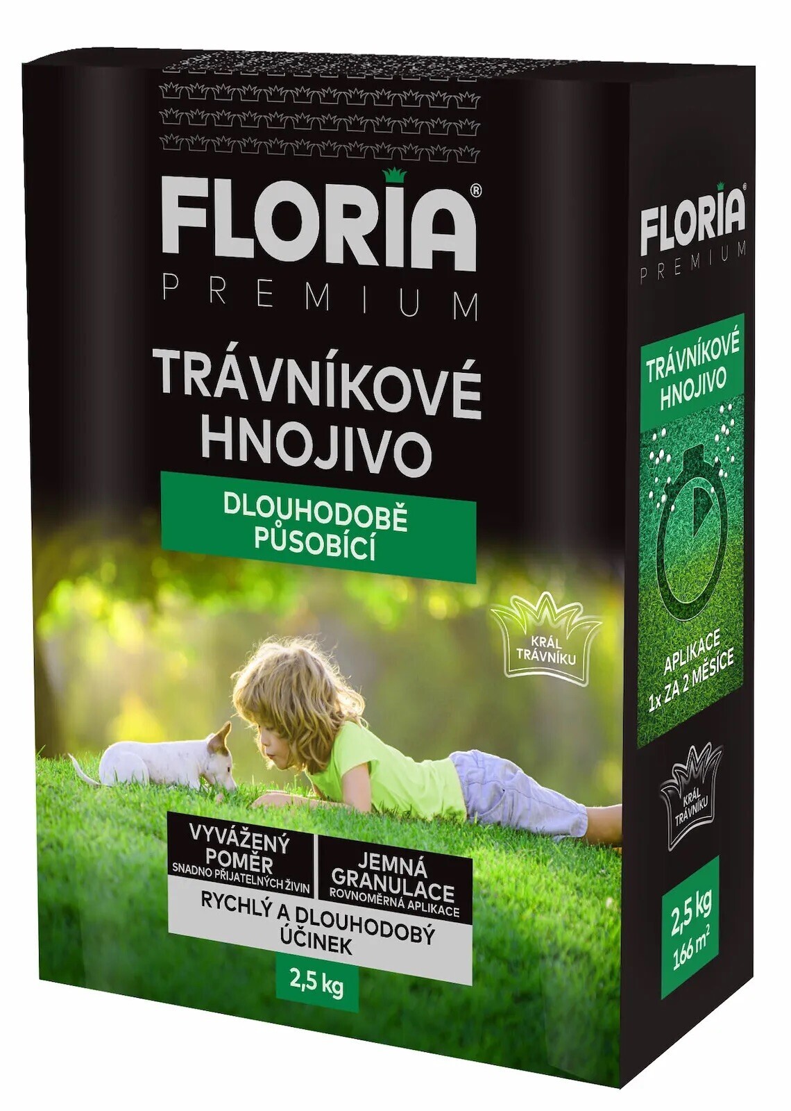AGRO CS FLORIA Dlhodobopôsobiace trávnikové hnojivo 2,5kg