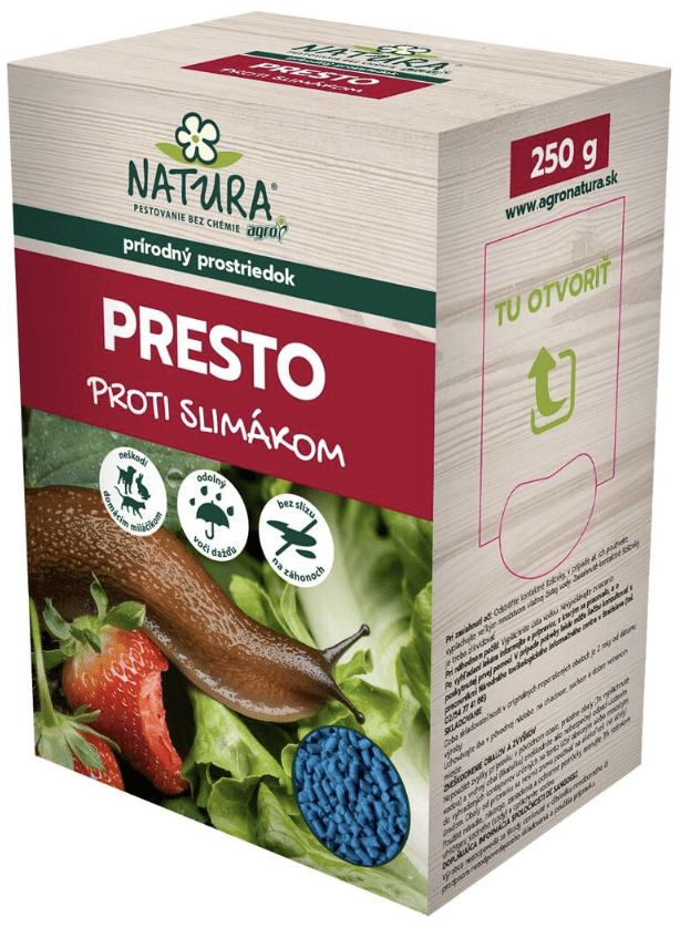 AGRO CS NATURA PRESTO proti slimákom 250 g