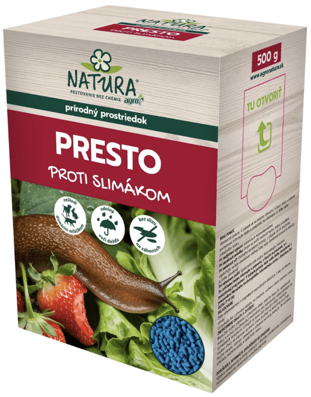 AGRO CS NATURA PRESTO proti slimákom 500 g