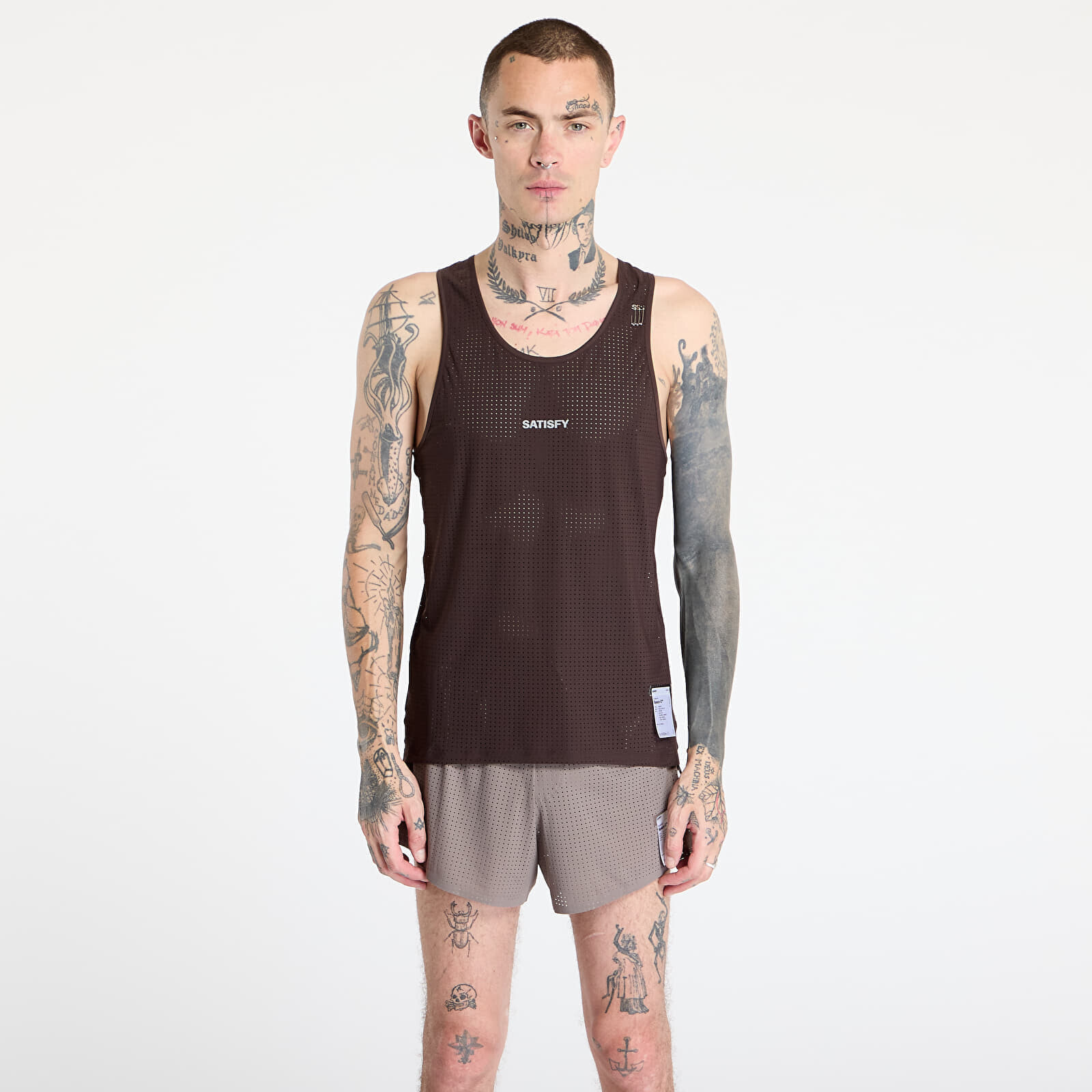 Tielko Satisfy Space-O Singlet UNISEX Deep Mahogany M