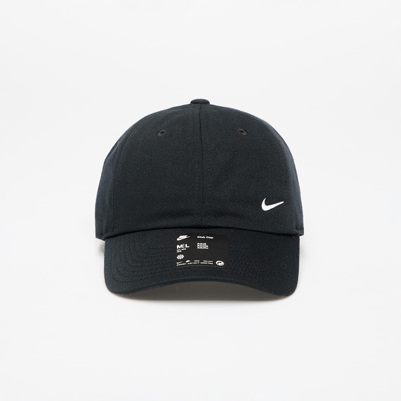 Šiltovka Nike Club Unstructured Curved Bill Cap Black/ Sail S/M