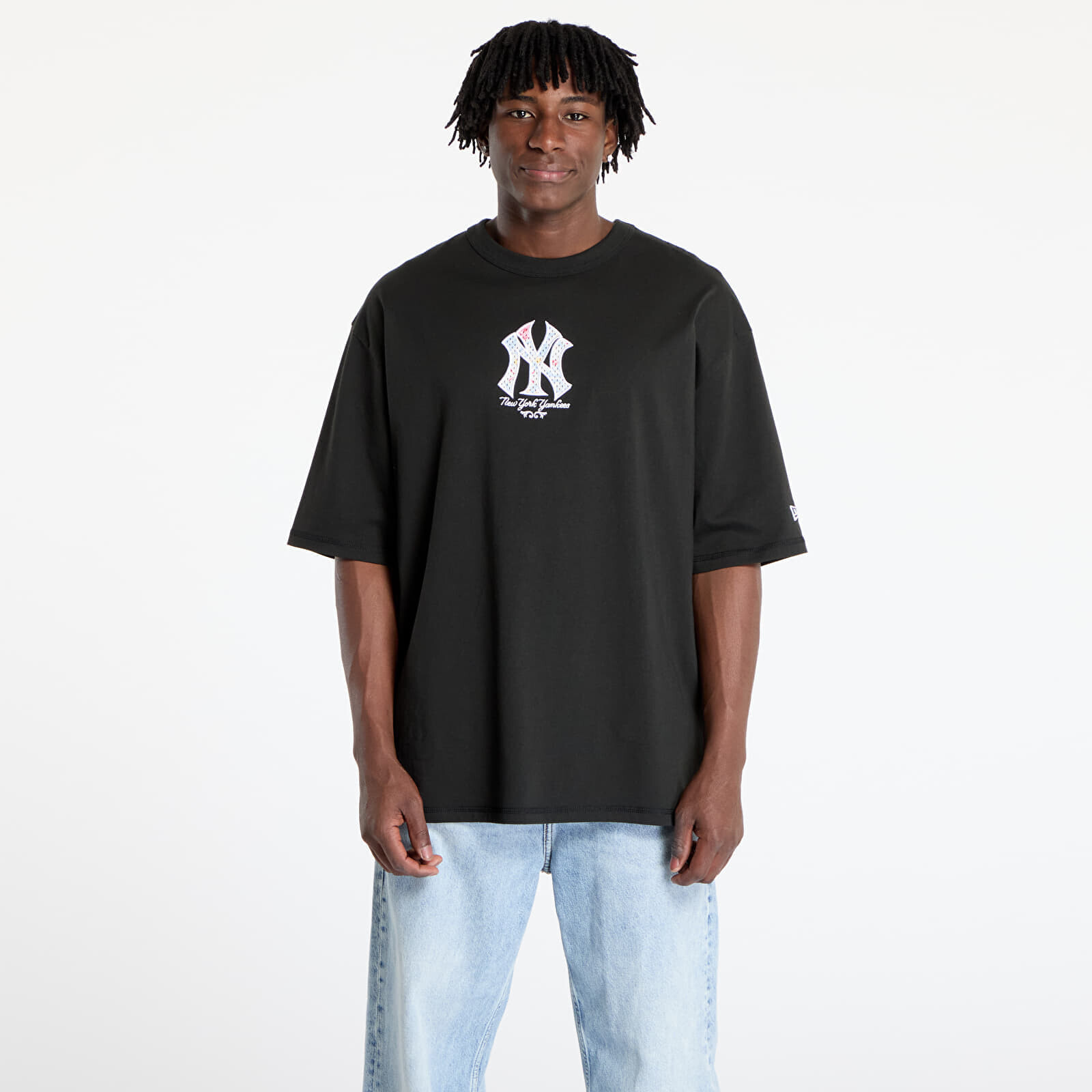Tričko New Era New York Yankees MLB Infill Oversized Tee UNISEX Black S