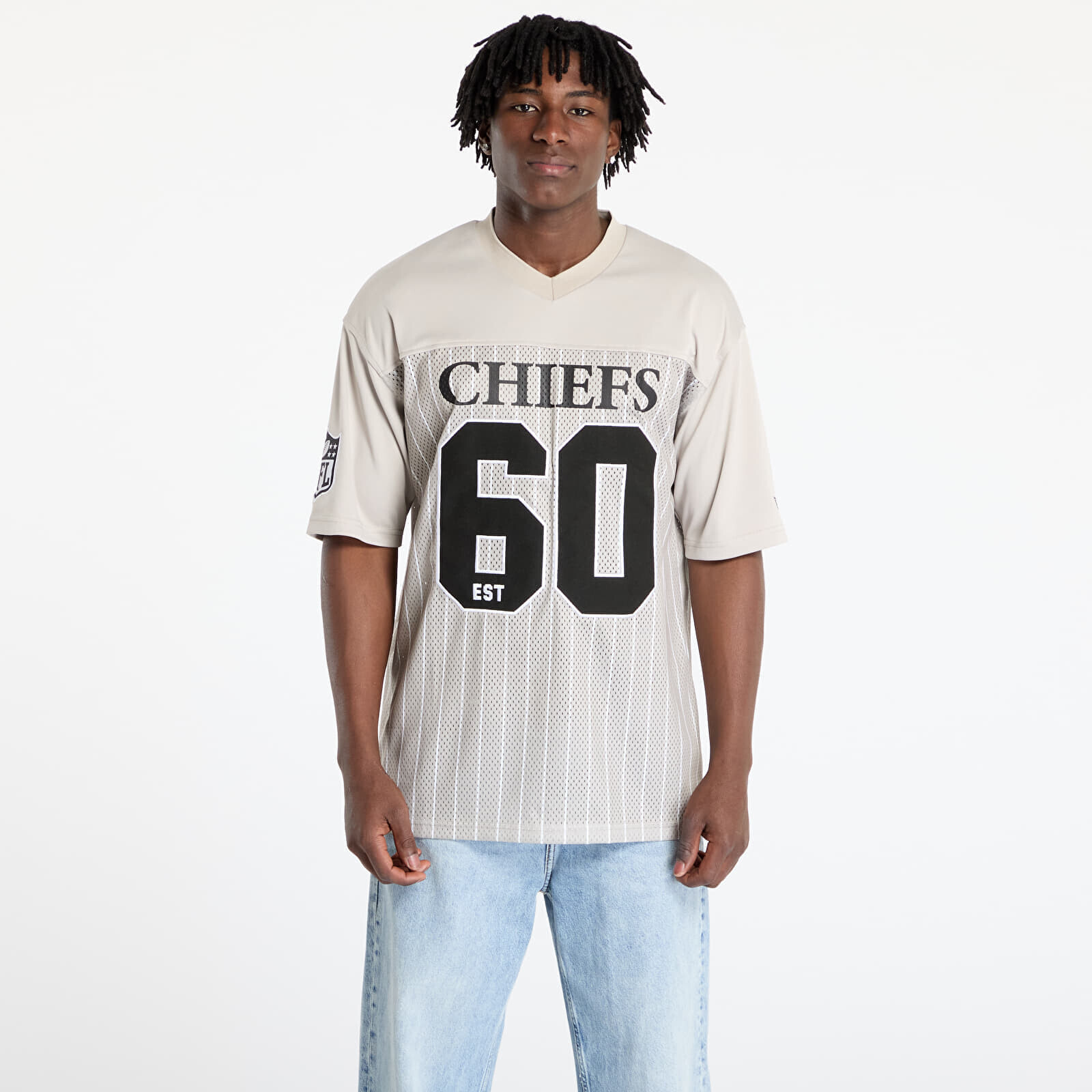 Dres New Era Kansas City Chiefs NFL Pinstripe Jersey UNISEX Stone M
