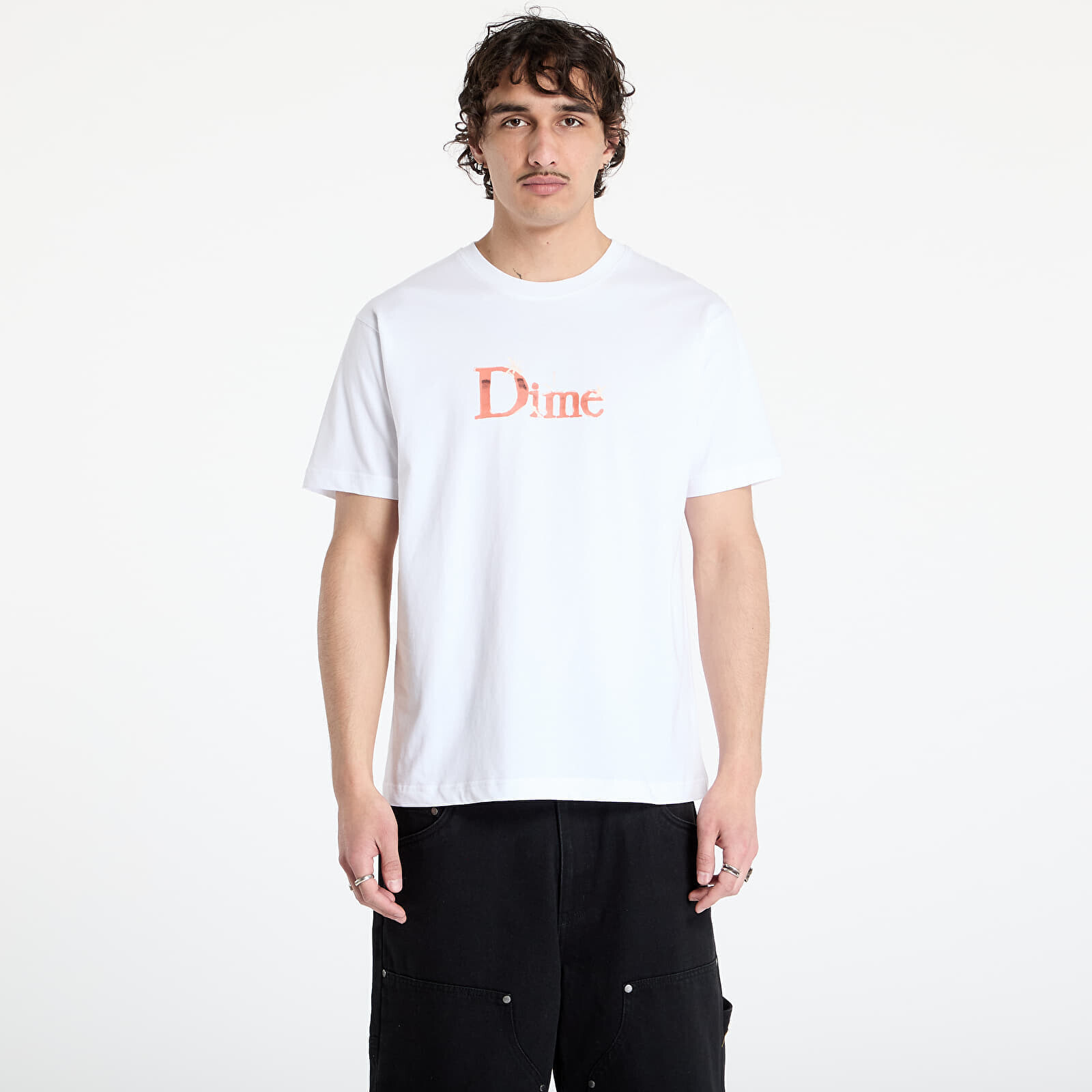 Tričko DIME Classic Shiny T-Shirt UNISEX White XS