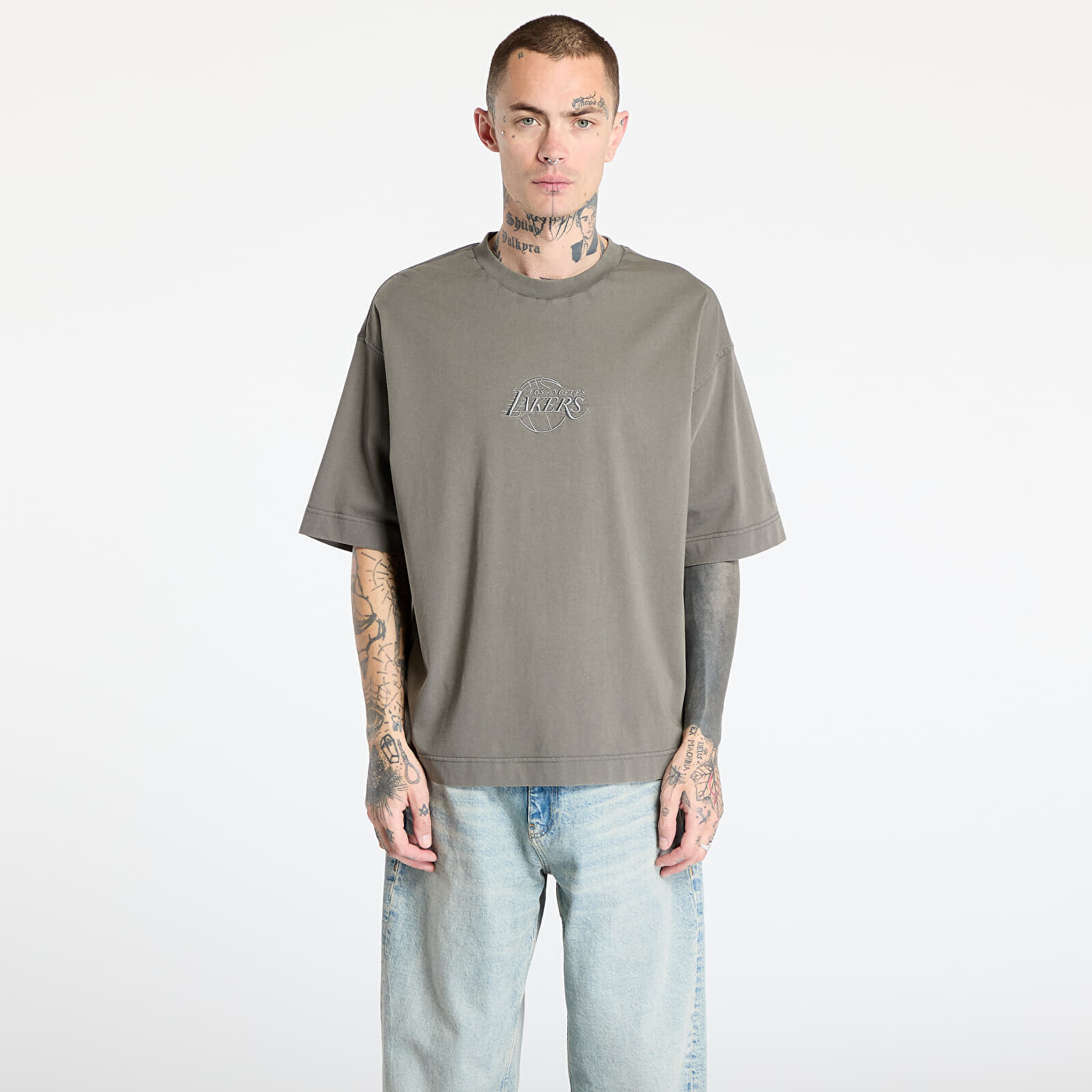Tričko New Era Los Angeles Lakers Washed Box Tee UNISEX Ahg S