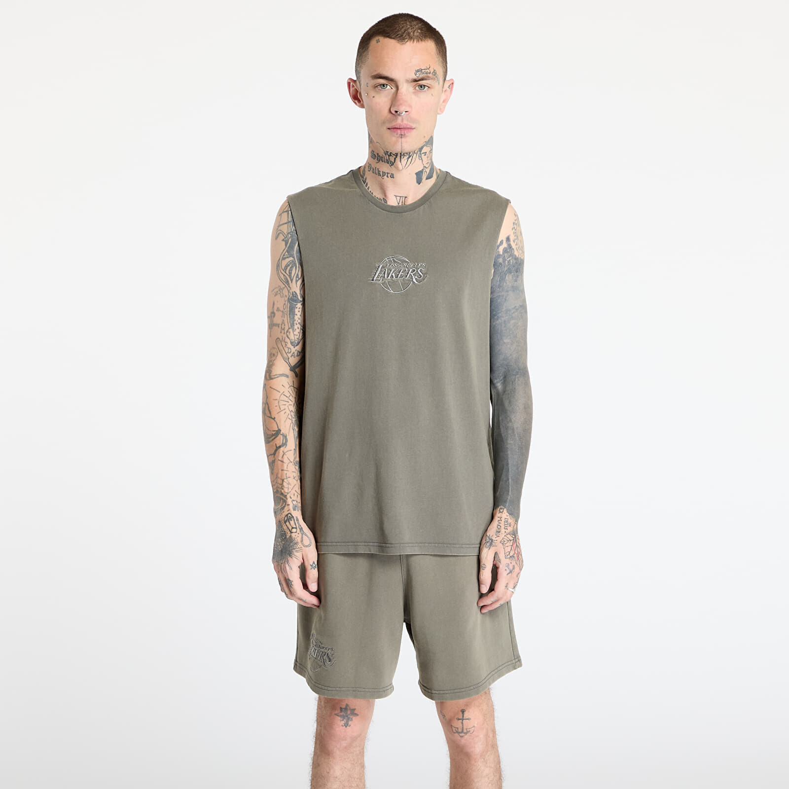 Tielko New Era Los Angeles Lakers Washed Sleeveless Tee UNISEX Ahg S